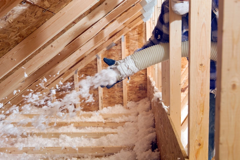 putting foam insulation attic